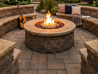 Outdoor Fireplaces vs. Fire Pits