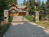 Driveway Paver Entry