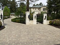 Beige Driveway Pavers