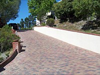 Sloped Driveway Pavers