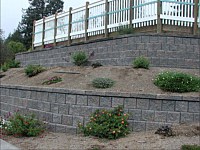 Terraced Retaining Wall