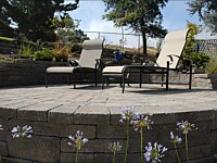 Retaining Wall Patio